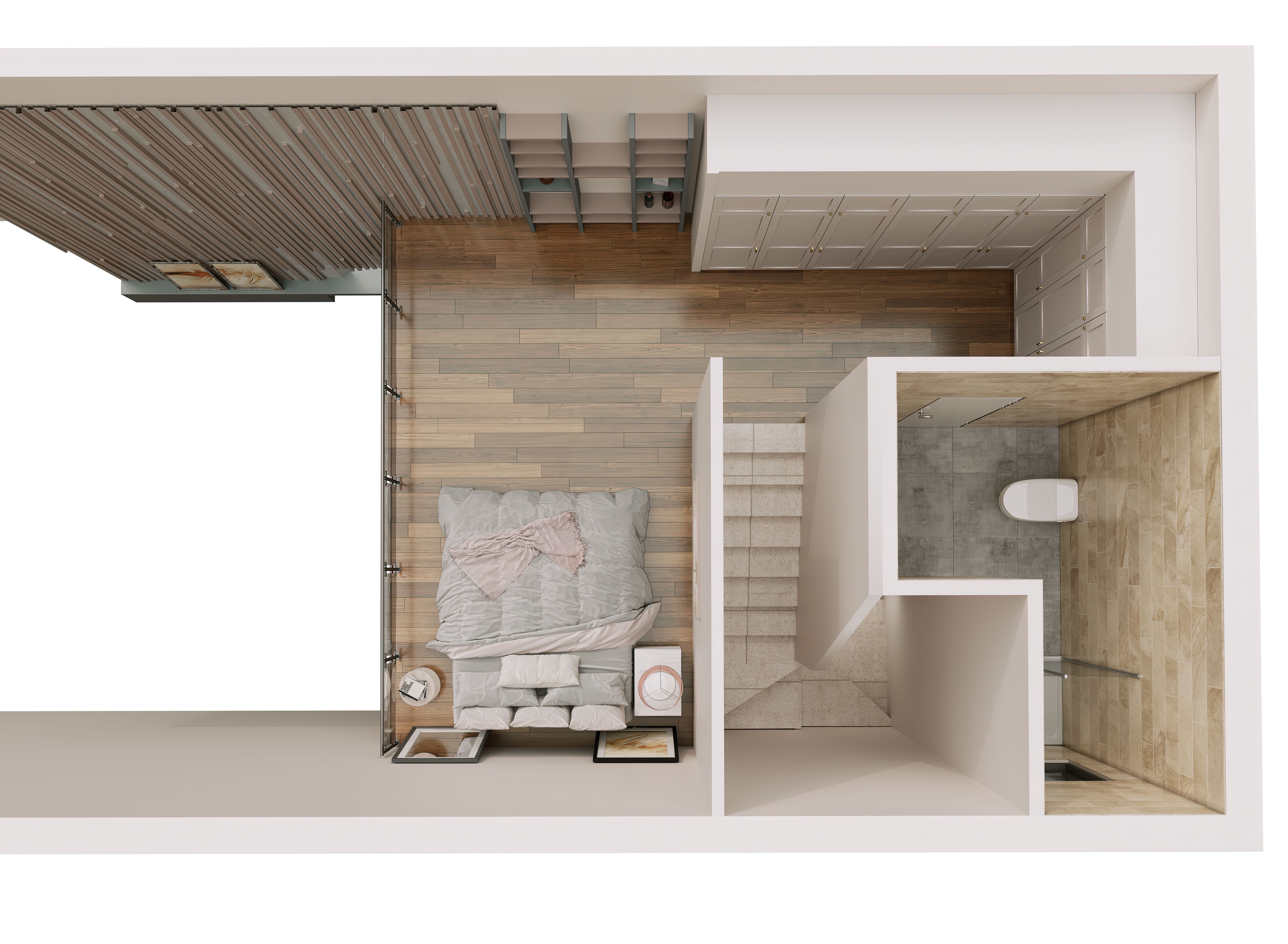 1-Etage (Duplex 2-Zimmer)