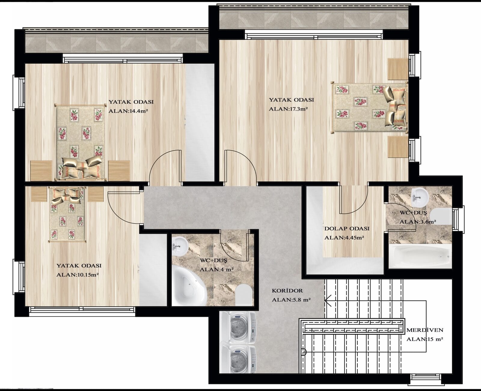 1.Etage C-Type (Villa)