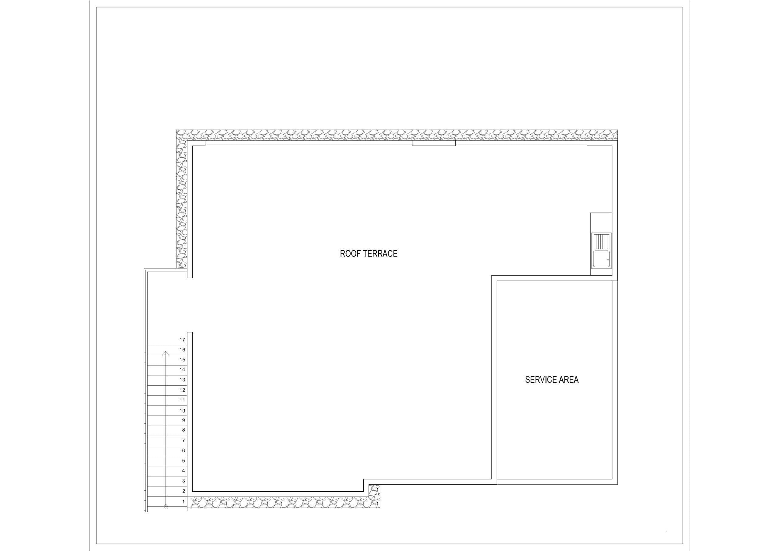 Bungalows (Roof Terrasse 4-Zimmer) Type-1