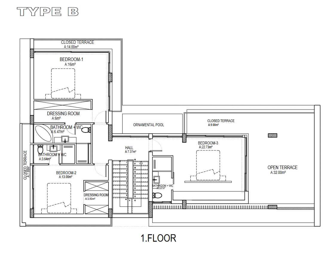 Type-B (1.Etage)