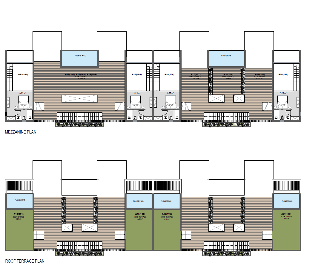 Block - A (1.Etage -Roof)