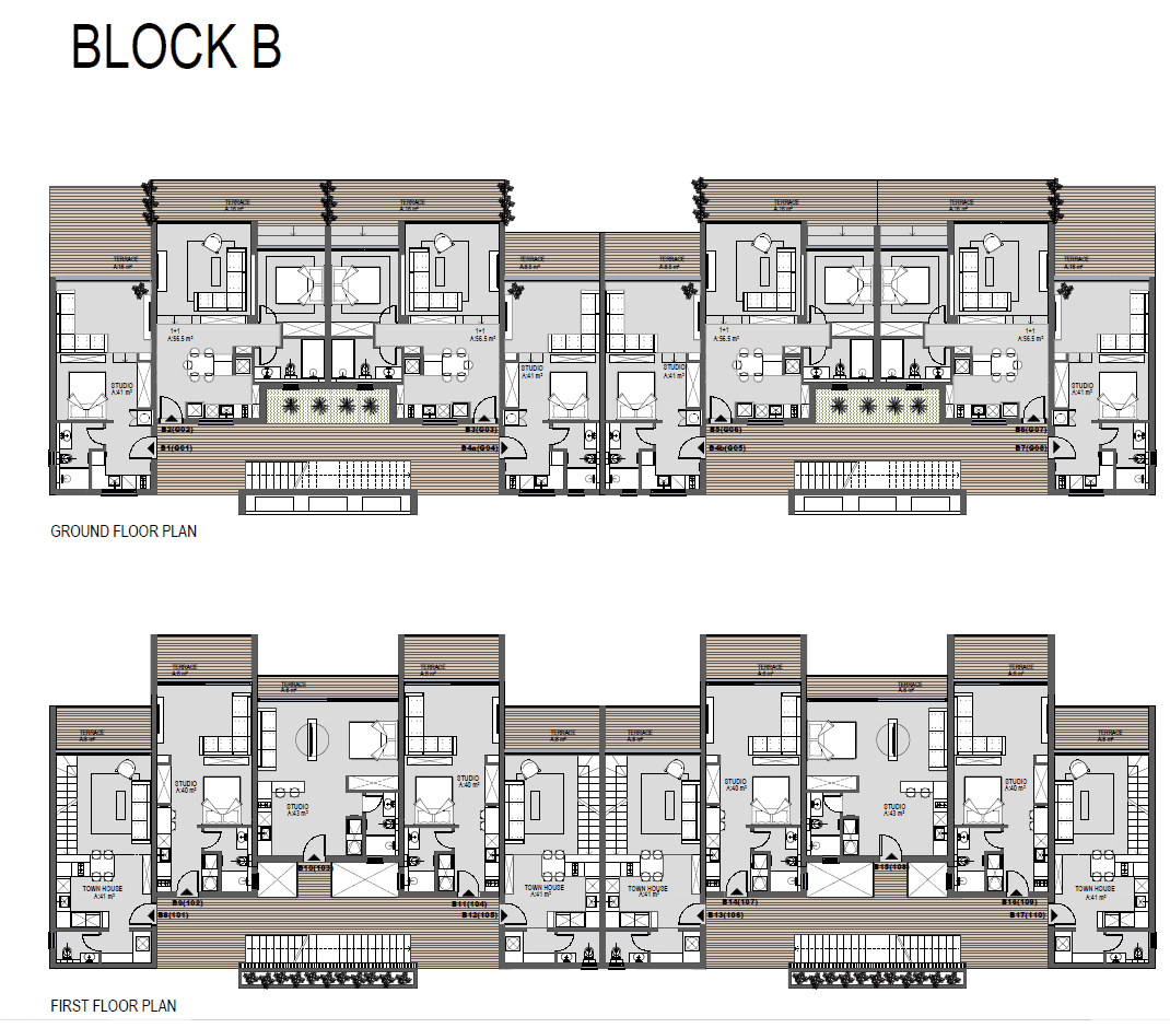 Block - B (Erdgeschoss)