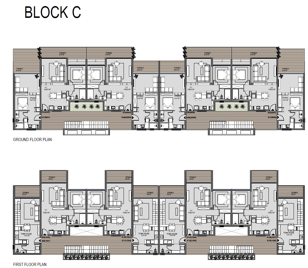 Block - C (Erdgeschoss)