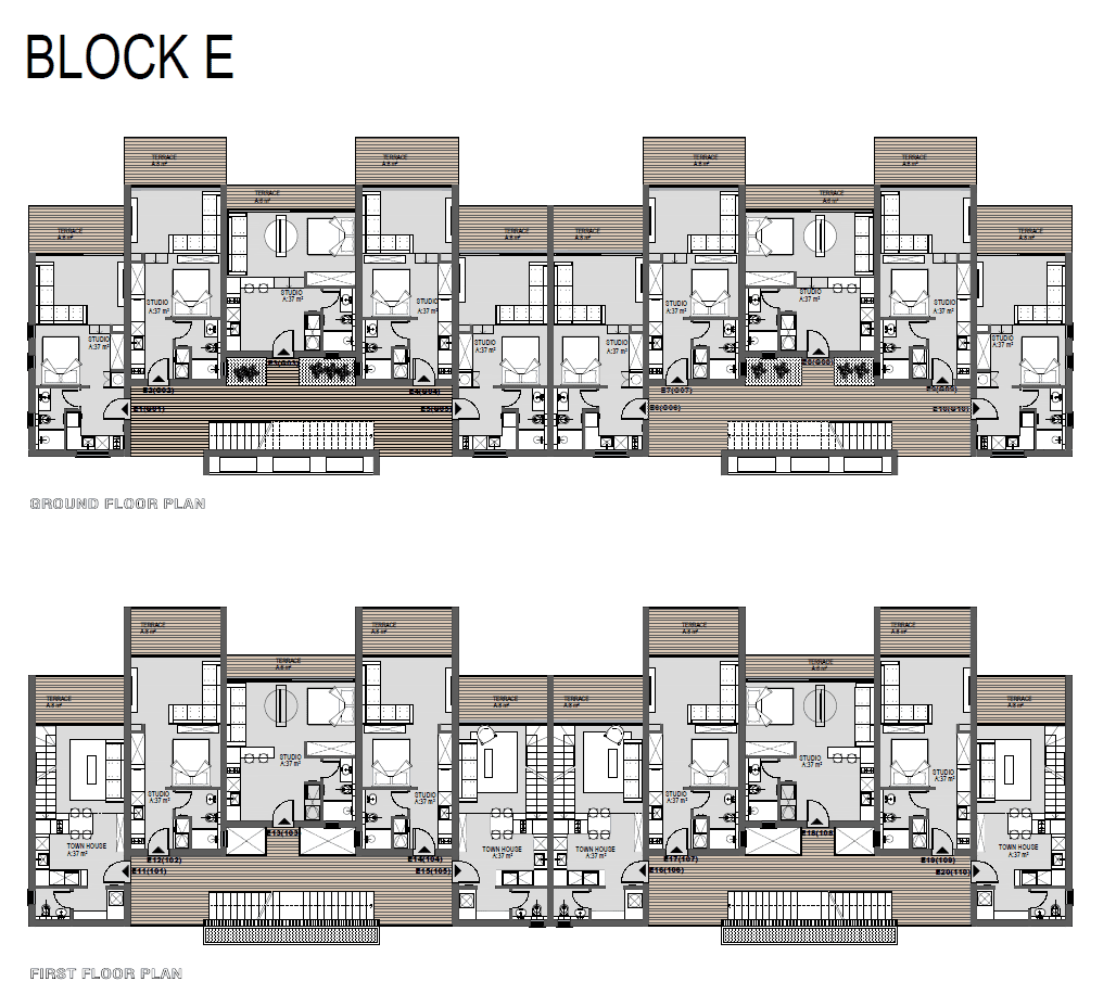 Block - E (Erdgeschoss)