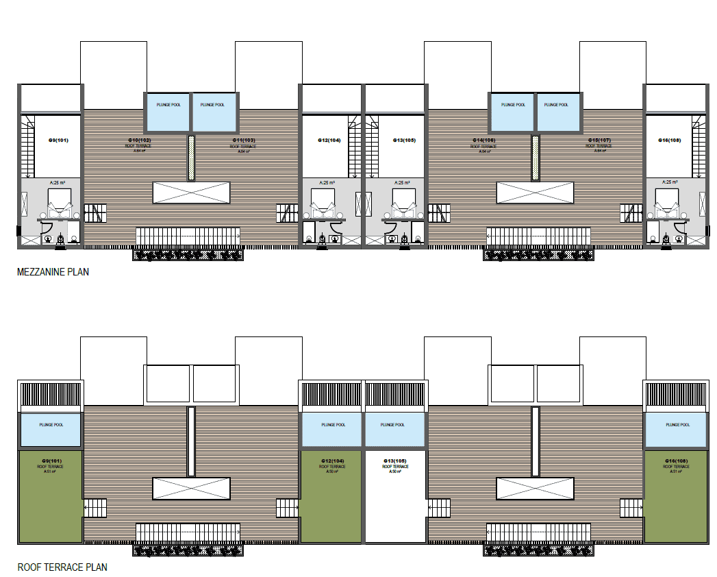 Block - G (1.Etage - Roof)