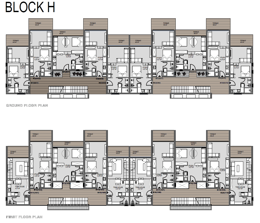 Block - H (Erdgeschoss)