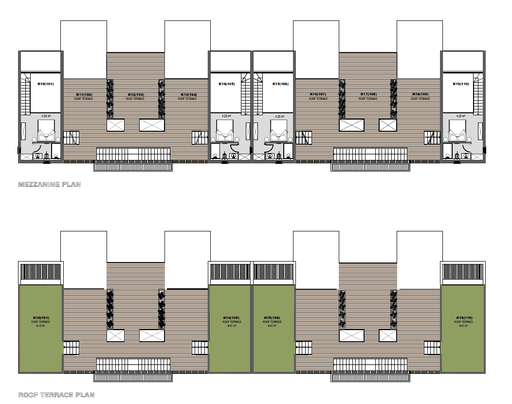 Block - K (1.Etage - Roof)